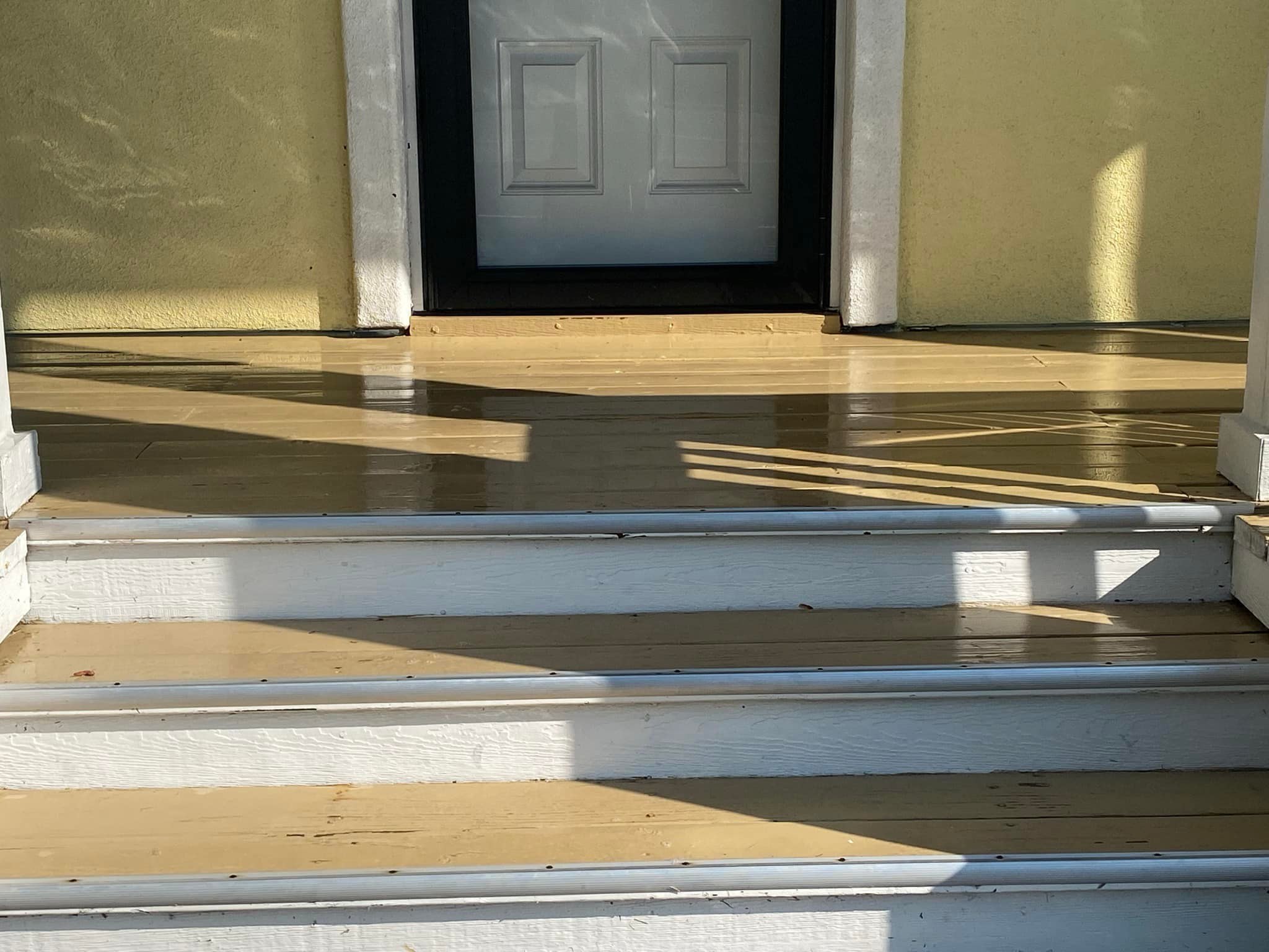 Front porch after washing